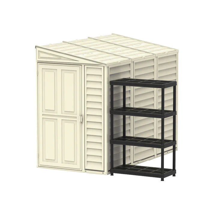 Cosmoplast Outdoor Garden Walk in Shed 4x8ft