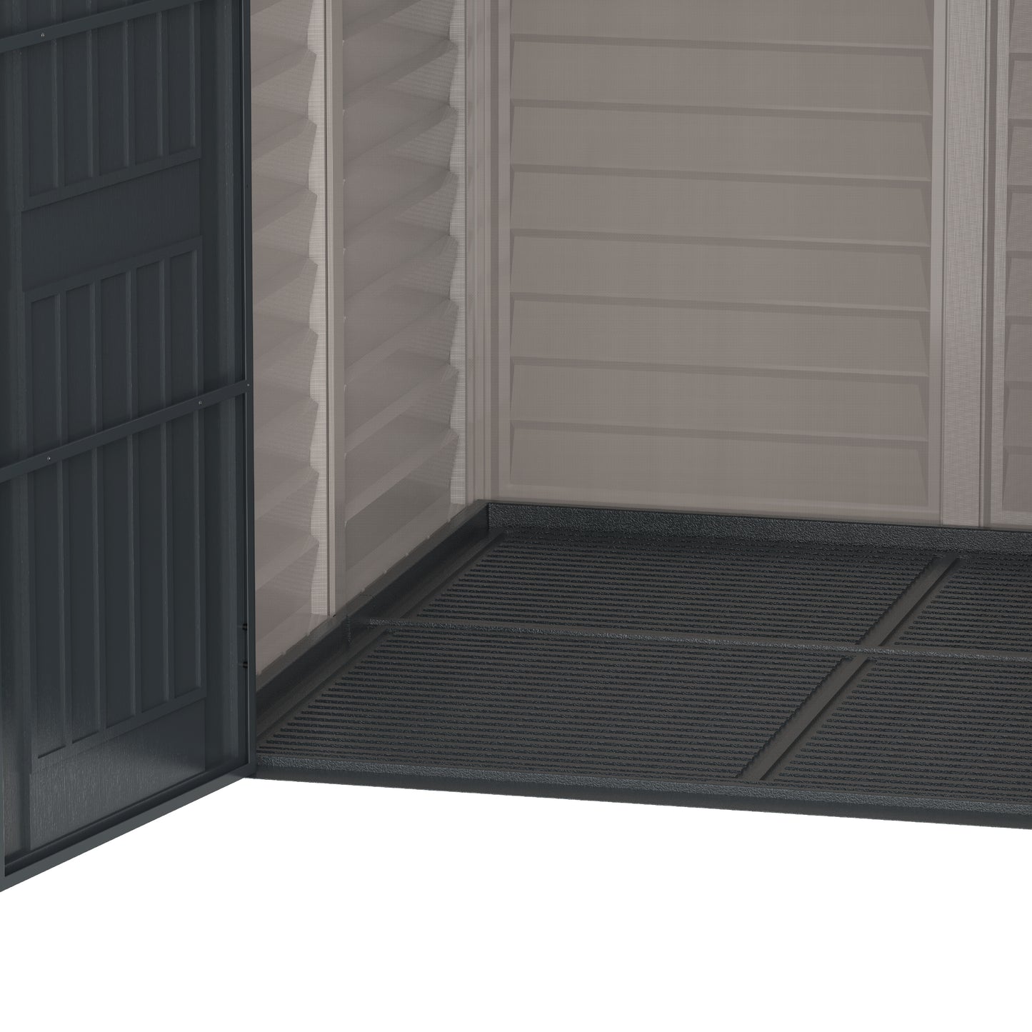 Cosmoplast 6x6ft Garden Walk in Shed