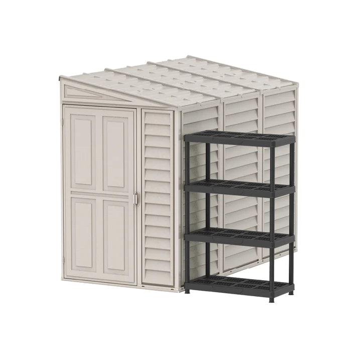 Cosmoplast Outdoor Garden Walk in Shed 4x8ft
