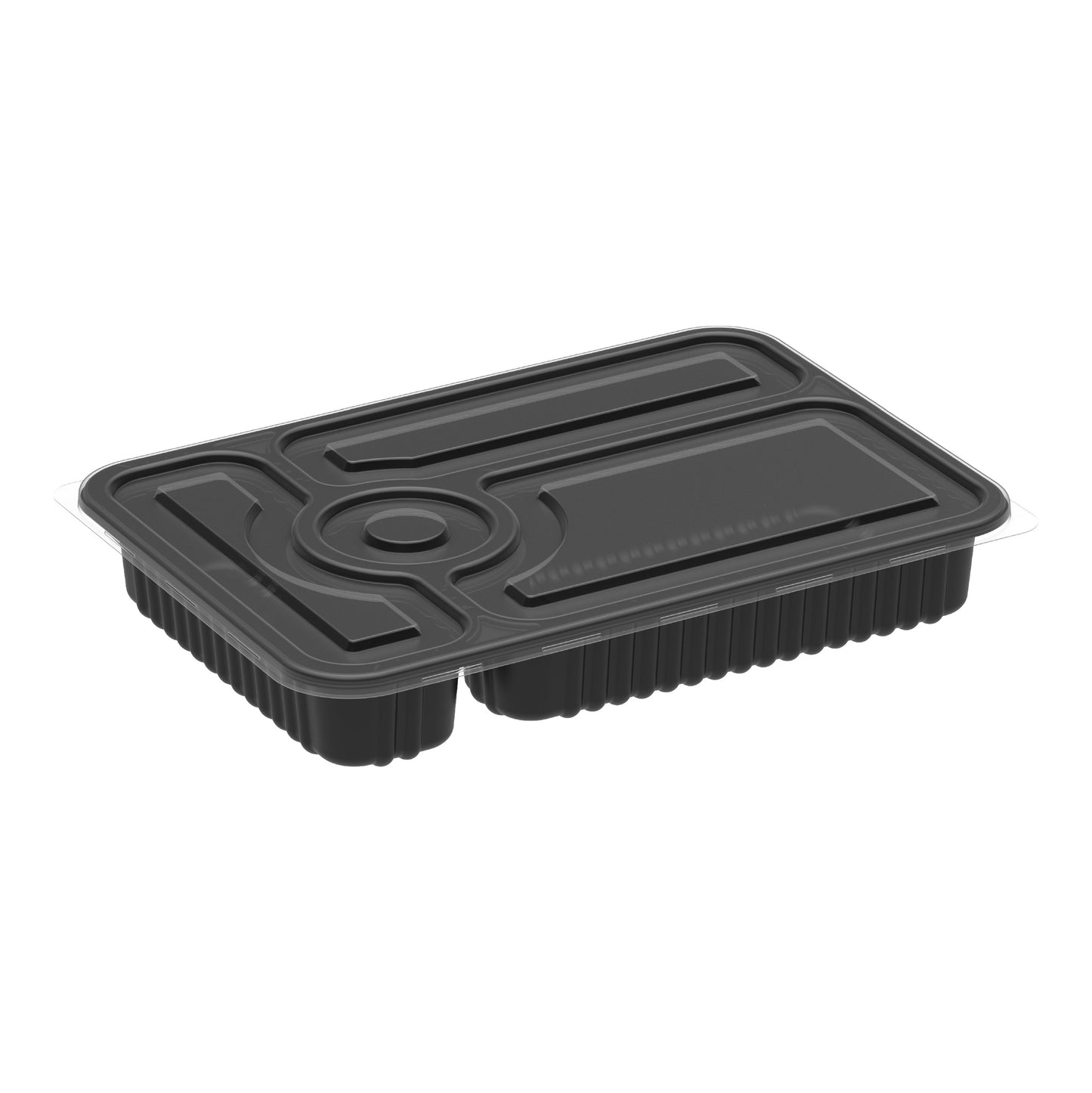 Cosmoplast Oman- Plastic Meal Trays with Lid 4 Compartments