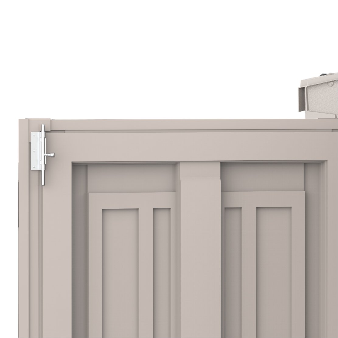 Cosmoplast 5x5 Ouytdoor Walk in Garden Shed