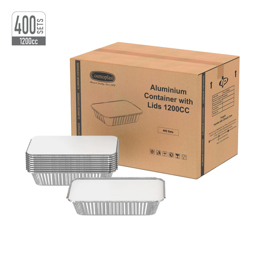 Wholesale Aluminium Containers 1200cc-Cosmoplast Oman