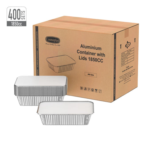 Wholesale Aluminum Containers 1850cc- Cosmoplast Oman