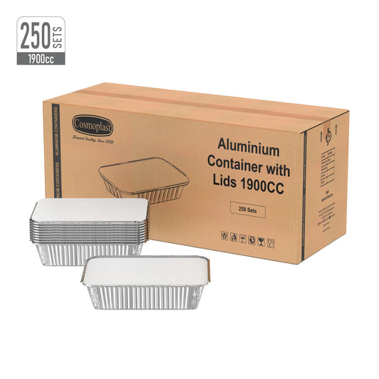 Wholesale Aluminum Containers 1900cc- Cosmoplast Oman