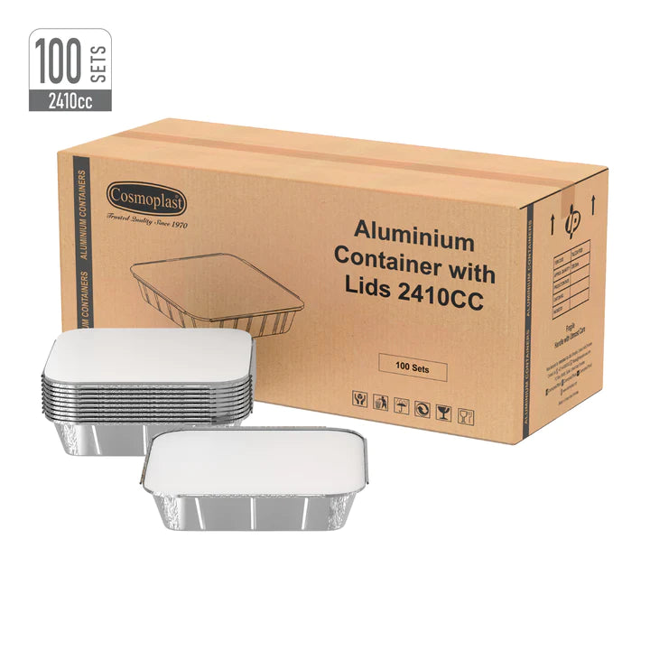 Wholesale Aluminum Containers 2410cc- Cosmoplast Oman