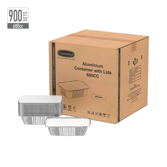 Cosmoplast Oman Wholesale Aluminum Containers 680cc