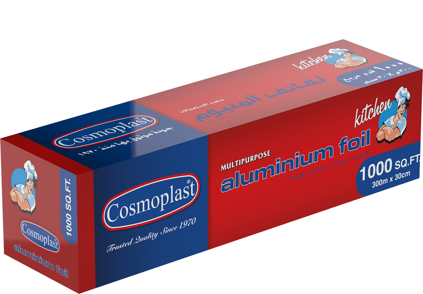 Aluminium Foil 30 cm - 300 m Carton of 6