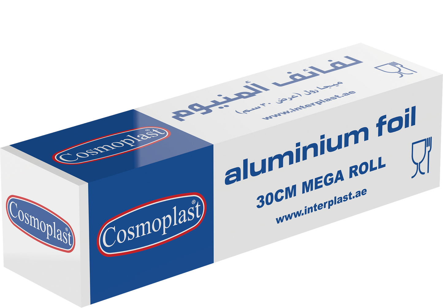 Aluminium Foil 30 cm - Mega Roll Carton of 6