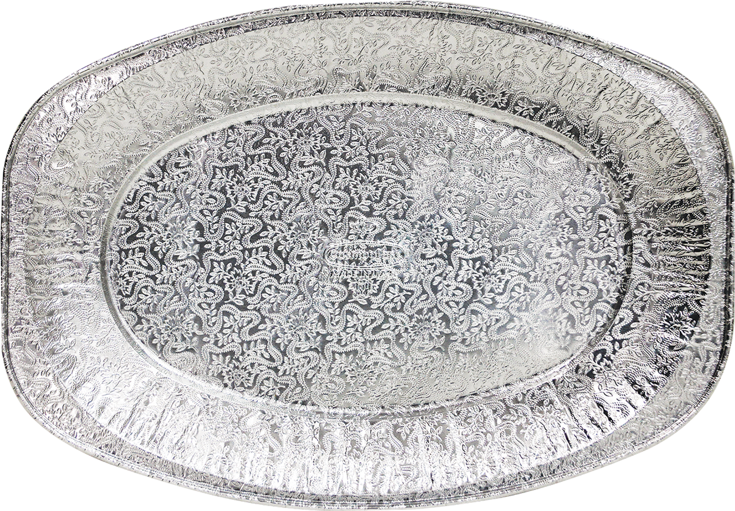 Cosmoplast Oman- Wholesale Aluminium Platter Large 50
