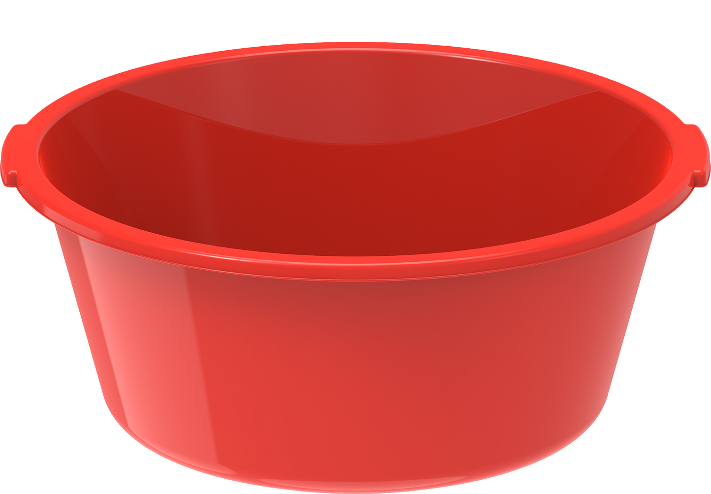 Plastic Deep Basin Tub 26L Red