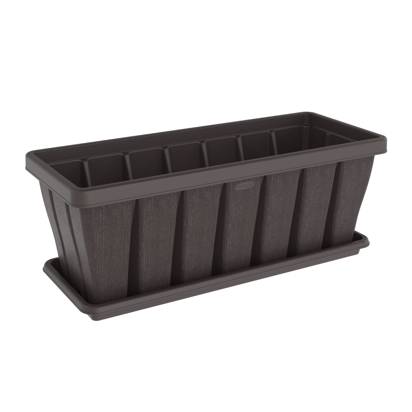 36" حوض زراعة سيدرجران مستطيل