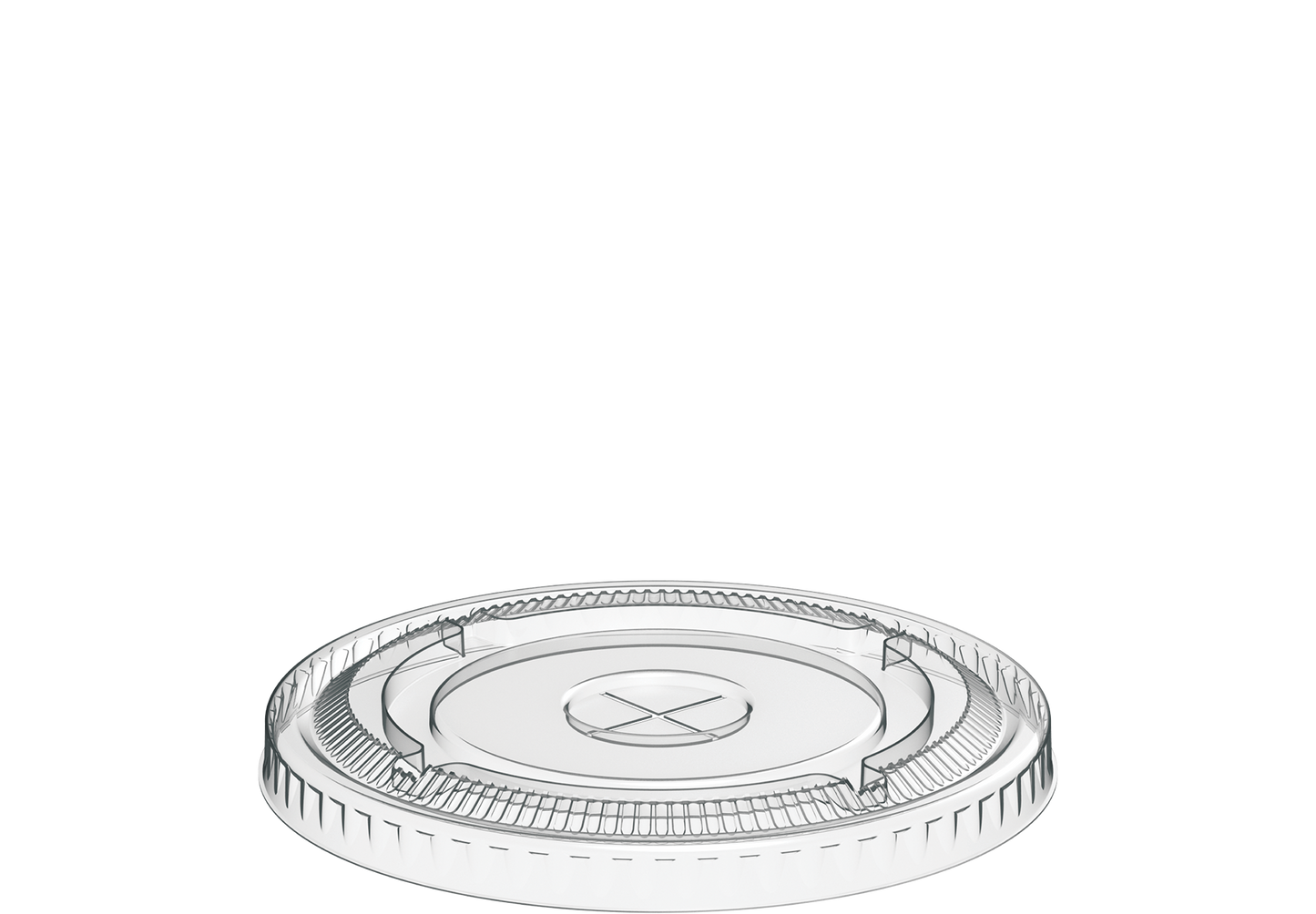 97mm Wholesale Plastic Flat Lids for Cups- Cosmoplast Oman
