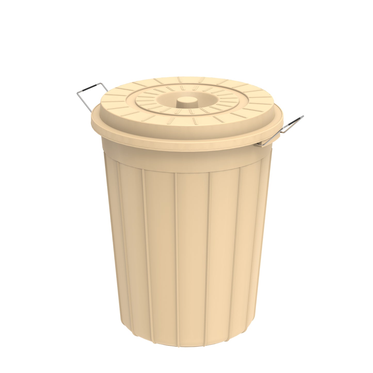 70L Round Plastic Drums with Lid