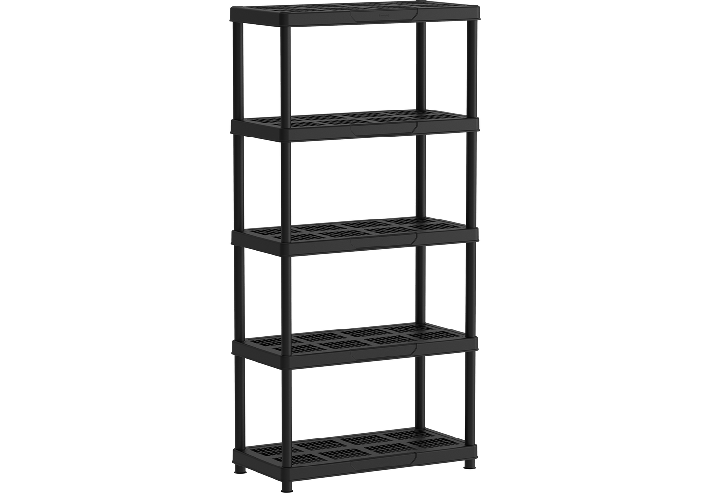 5 layer plastic rack