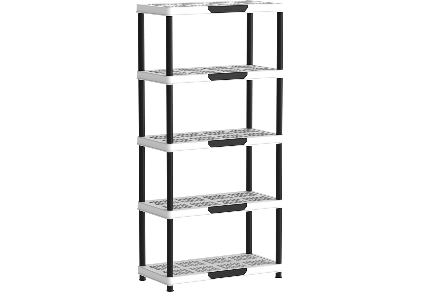 5 layer plastic rack