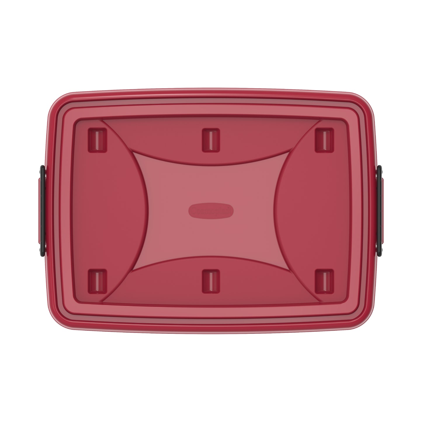 132L Clear Plastic Storage Box with Wheels & Lockable Lid