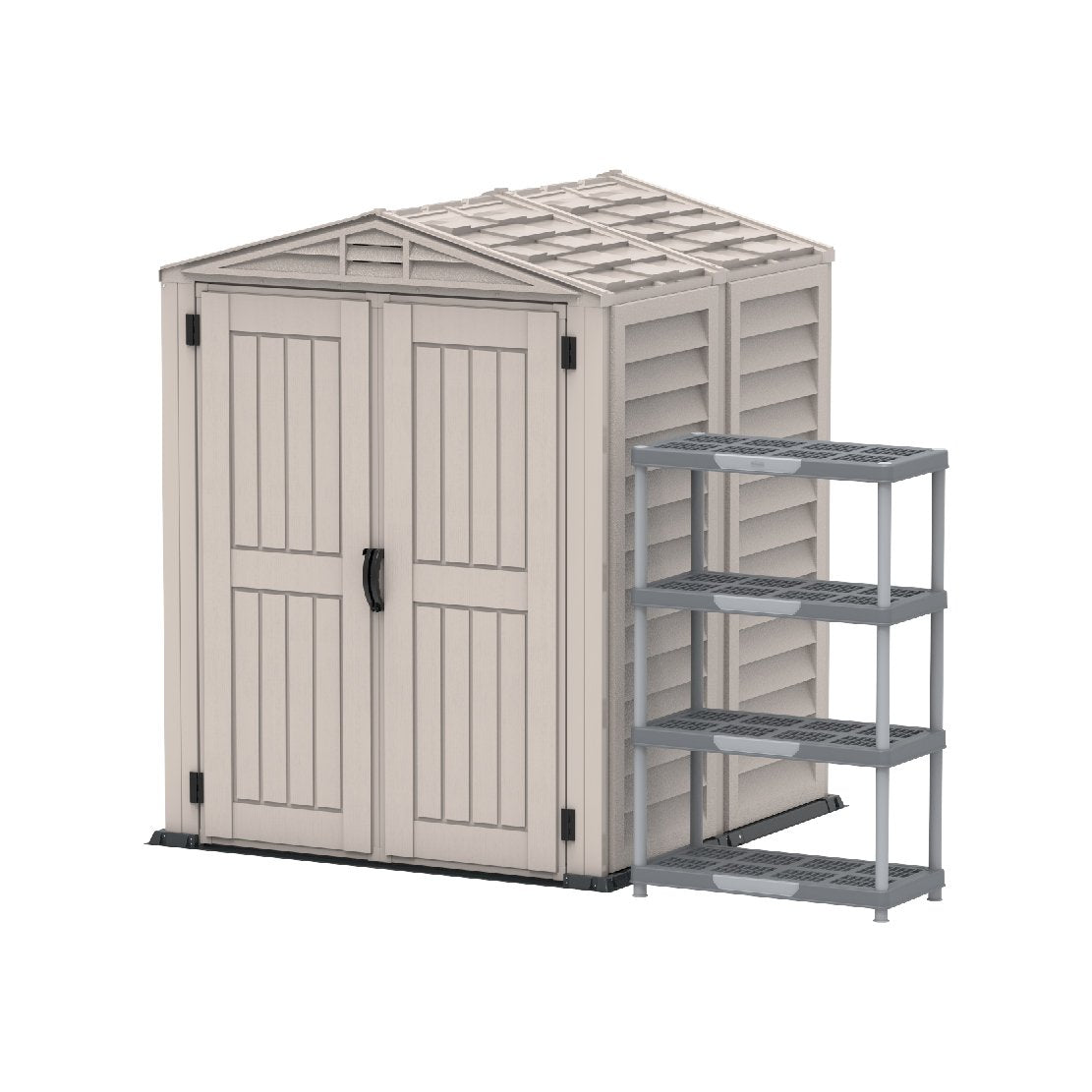 Cosmoplast 5x5 Ouytdoor Walk in Garden Shed