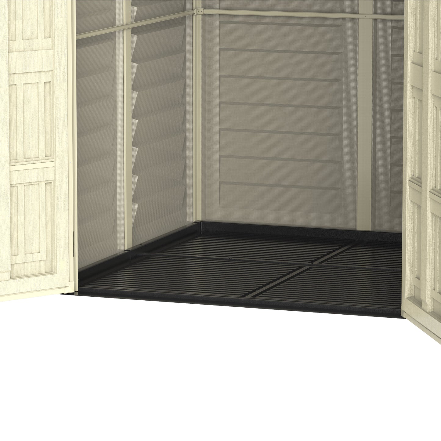 Cosmoplast 5x5 Ouytdoor Walk in Garden Shed