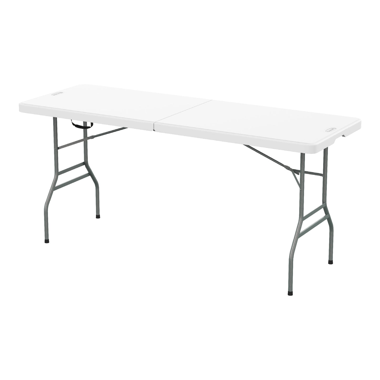 180 cm Folding Picnic Table with Steel Legs