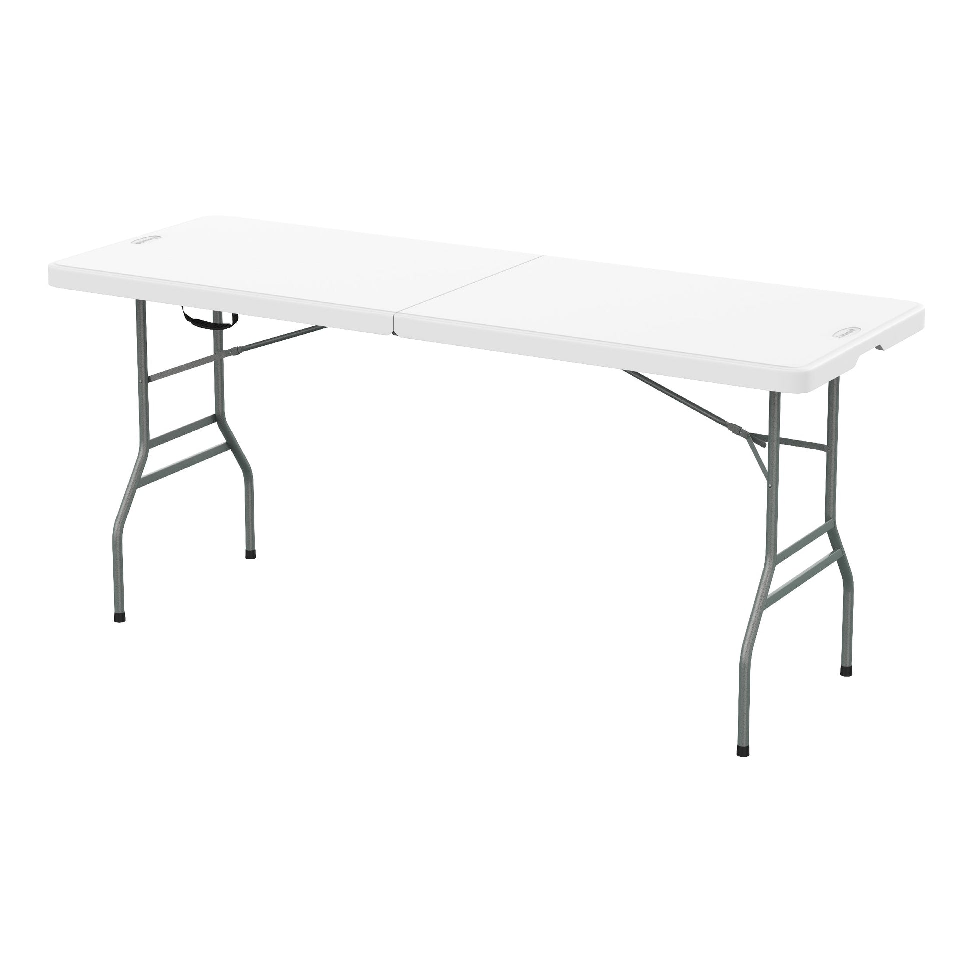 180 cm Folding Picnic Table with Steel Legs