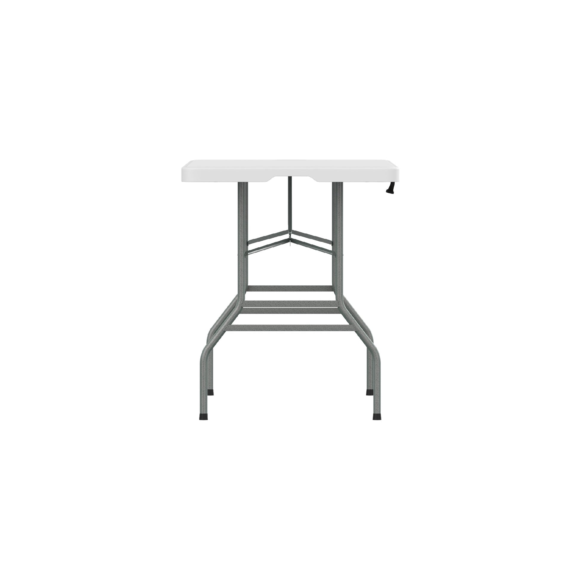 180 cm Folding Picnic Table with Steel Legs