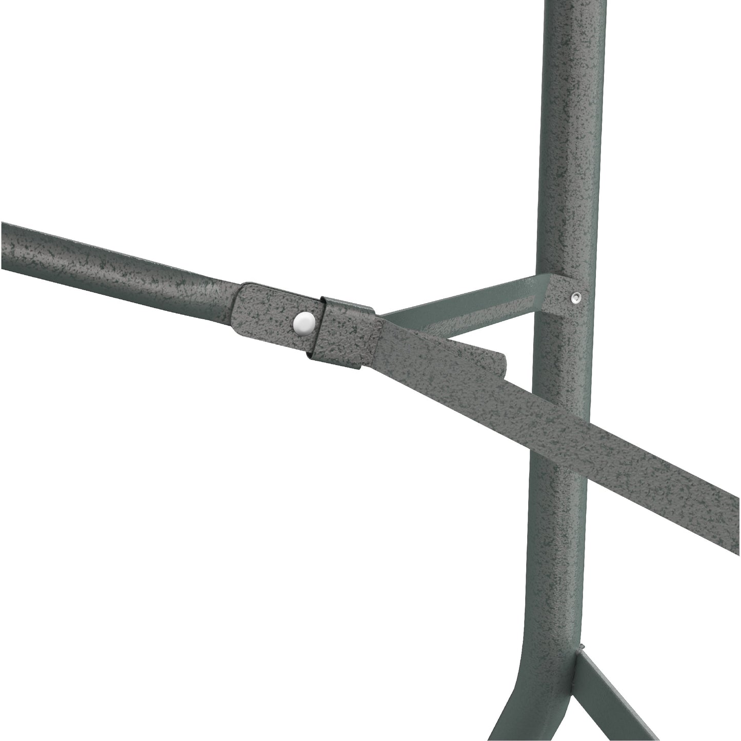 180 cm Folding Picnic Table with Steel Legs