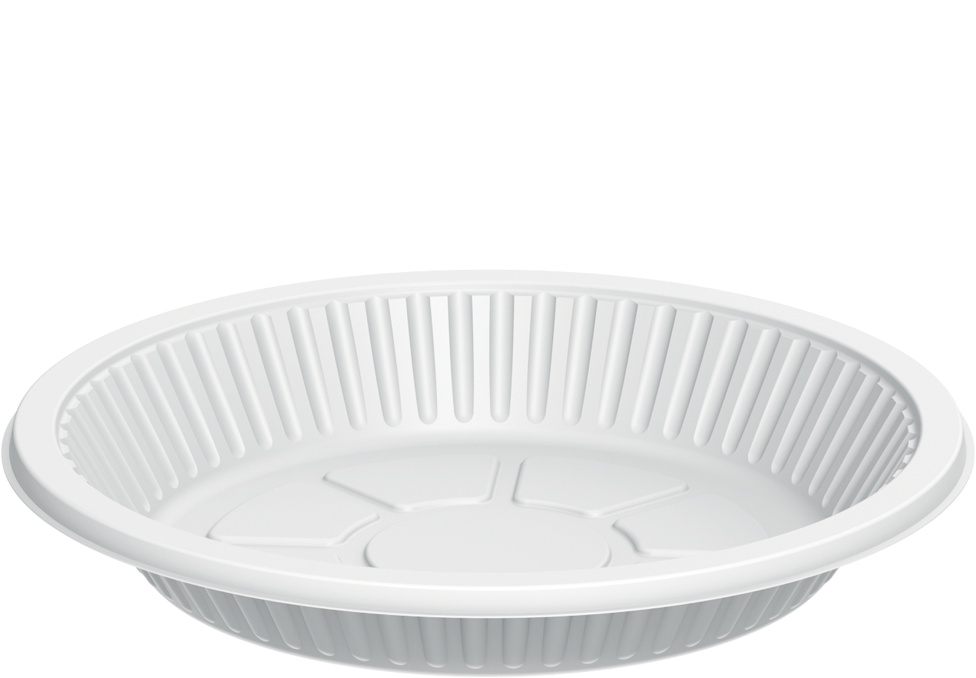 Wholesale Plastic Round Plates 18 cm 500 Pcs Cosmoplast Oman