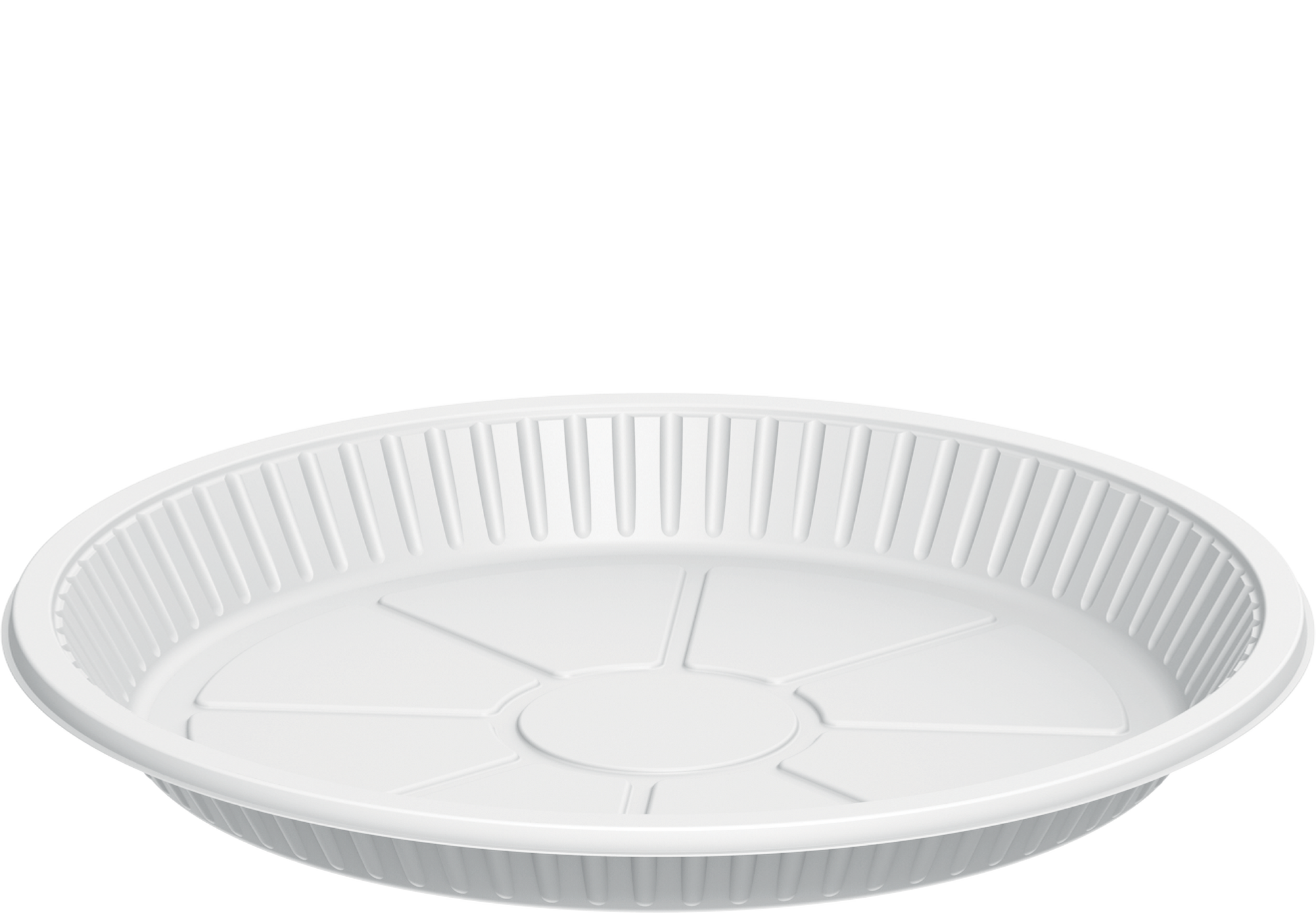 Buy Wholesale Plastic Round Plates 26 cm- Cosmoplast Oman
