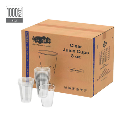 Wholesale 8oz Clear Plastic Cup- Cosmoplast Oman