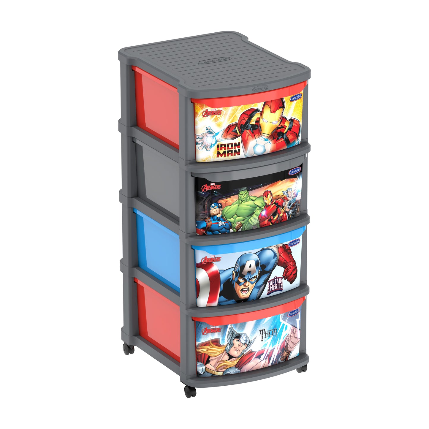 Cosmoplast Disney Marvel Avengers Multipurpose Storage Cabinet 4