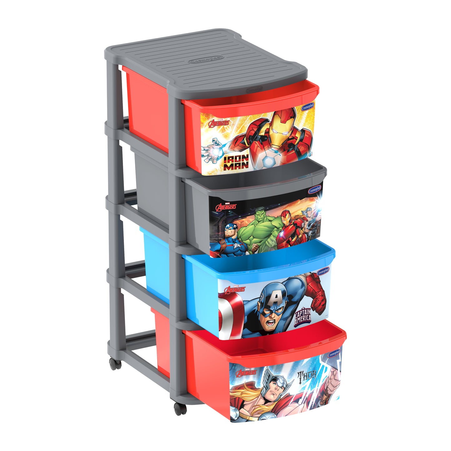 Cosmoplast Disney Marvel Avengers Multipurpose Storage Cabinet 4