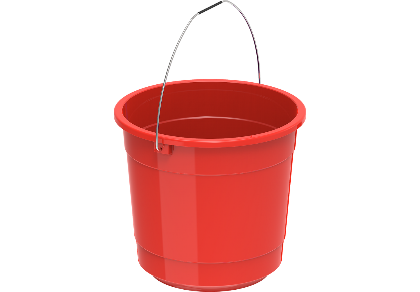 Plastic Round Bucket with Handle EX-20 3L Red