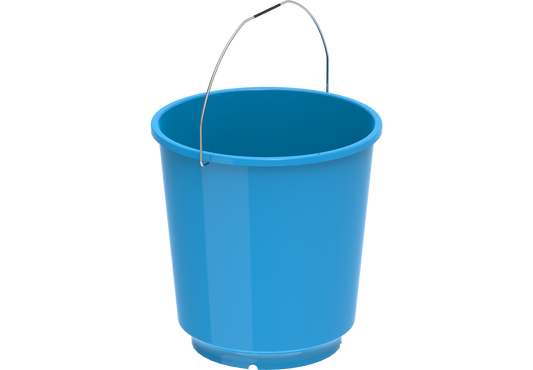 Plastic Round Bucket with Handle EX-90 20L Blue