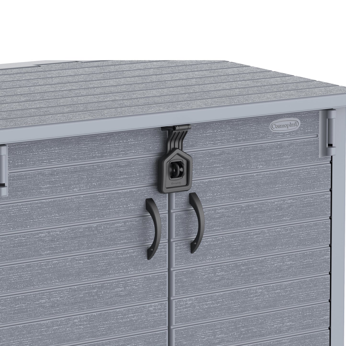 Cedargrain 850L Small Storage Shed + 120L Outdoor Waste Bins x2