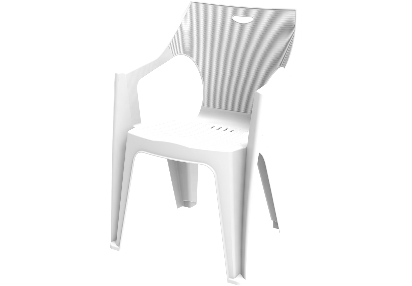 Plastic Garden Chair Duke White