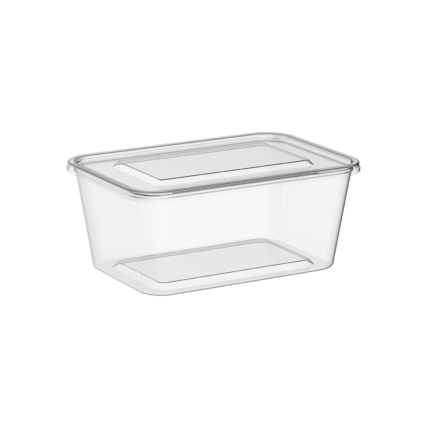 Disposable Plastic Rectangle Containers 1000 ml-Cosmoplast Oman