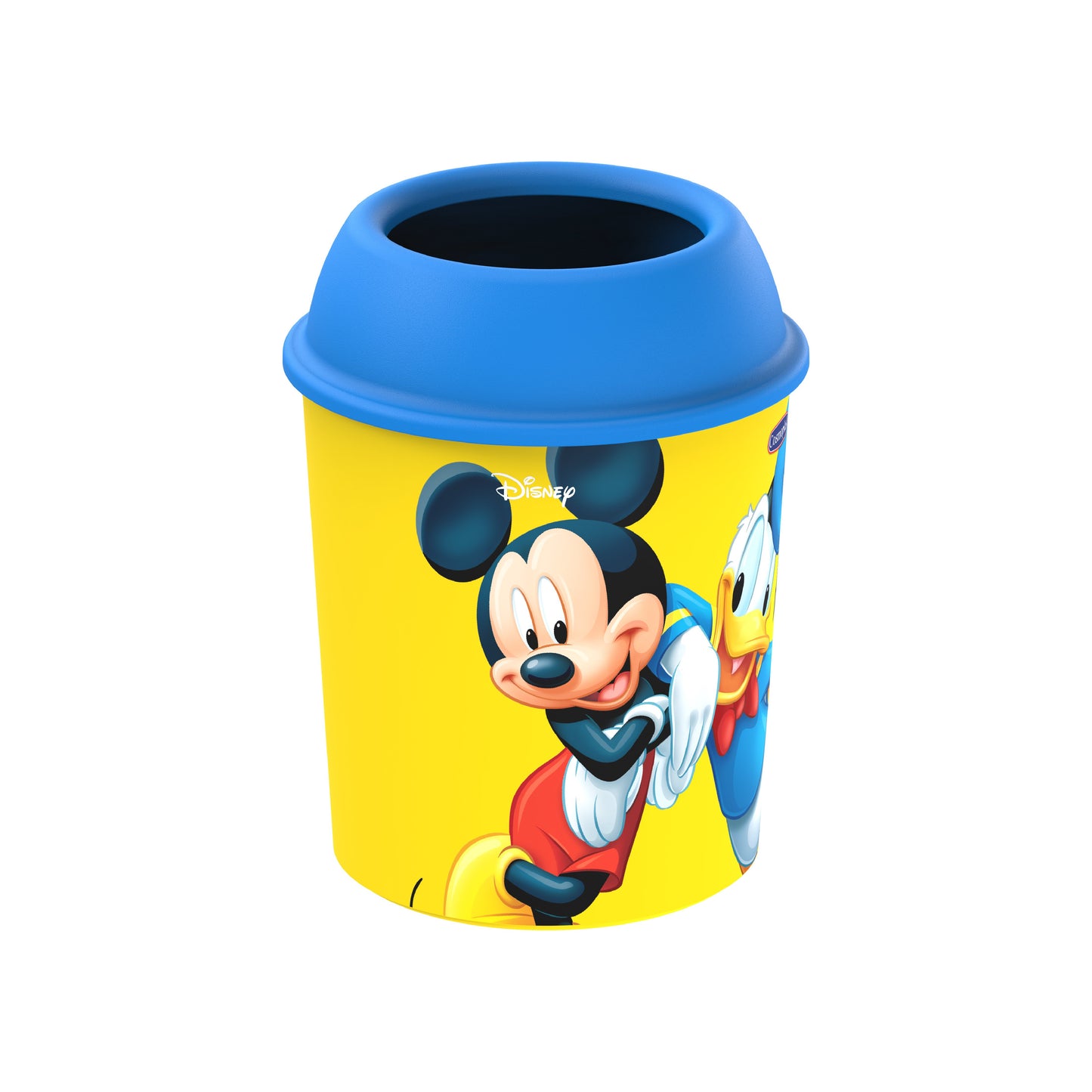Cosmoplast Disney Mickey & Friends Boys Plastic Round Dust Bin 5 Liters