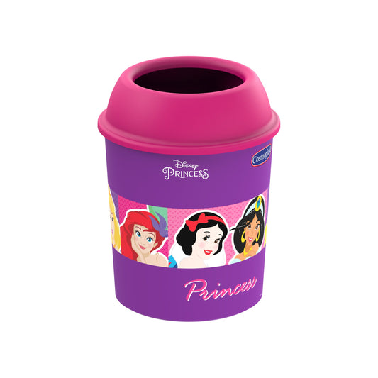 Cosmoplast Disney Princess Plastic Round Dust Bin 10 Liters