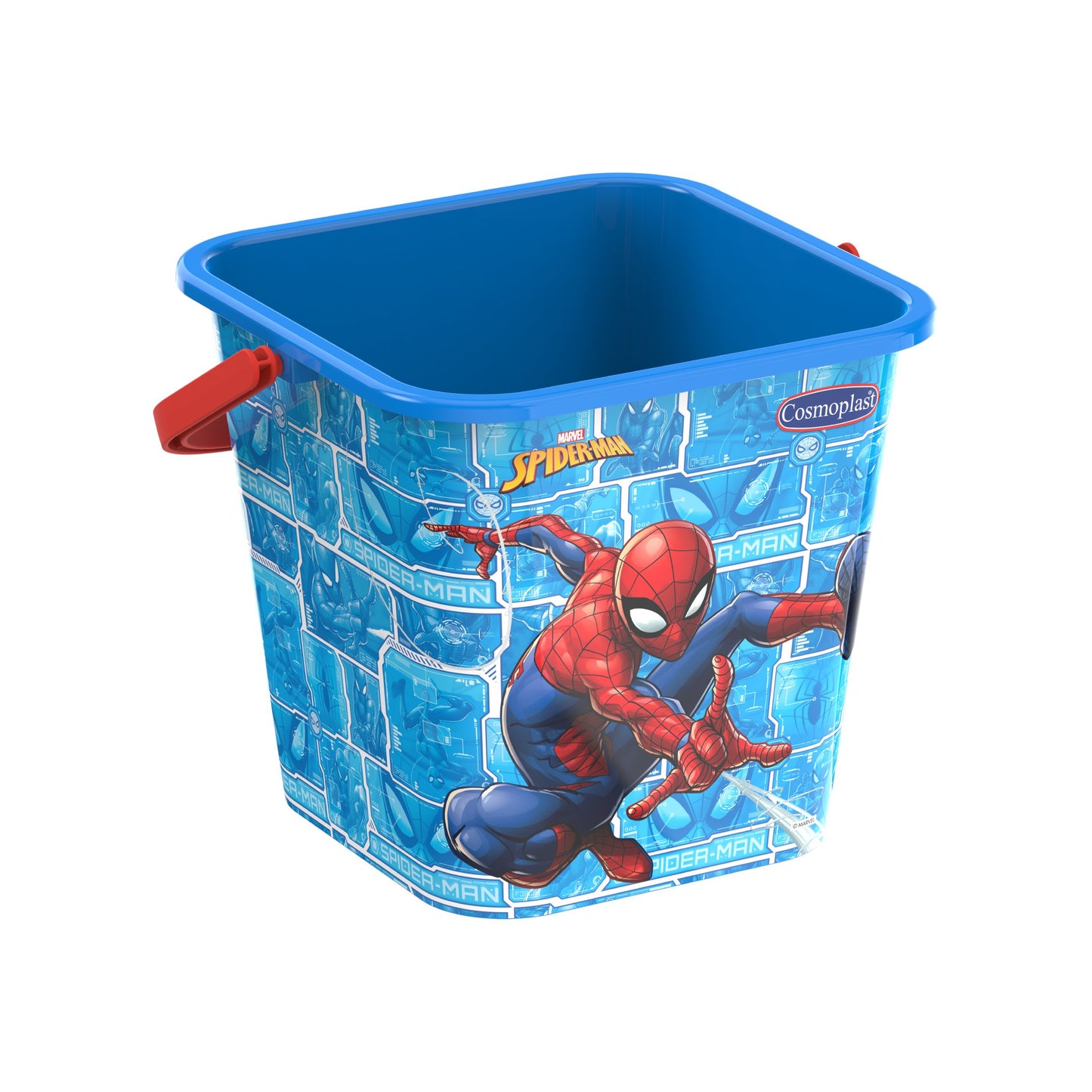 Cosmoplast Disney Marvel Spider Man Sand Bucket 5 Liters with Handle