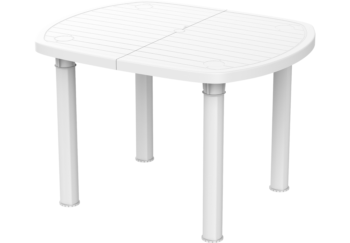Square Garden Table 100 cm